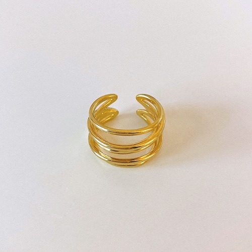 [silver925] Bold Layered ring (2 colors)