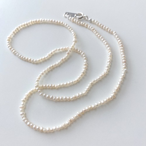 [silver925] Mini pearl necklace